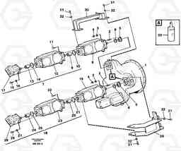 22133 Hydraulic pump, assembly L330C VOLVO BM VOLVO BM L330C SER NO - 60187, Volvo Construction Equipment