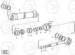 96457 Hydraulic cylinder L330C VOLVO BM VOLVO BM L330C SER NO - 60187, Volvo Construction Equipment