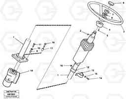 34778 Steering column assembly L330C VOLVO BM VOLVO BM L330C SER NO - 60187, Volvo Construction Equipment