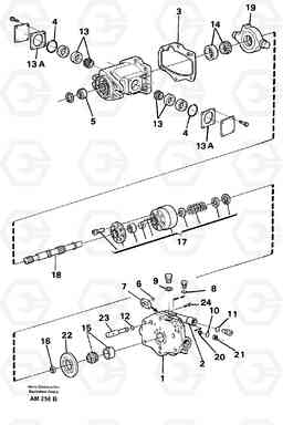 59788 Hydraulic pump L330C VOLVO BM VOLVO BM L330C SER NO - 60187, Volvo Construction Equipment