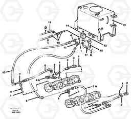 50758 Hydraulic system, return line, pump L330C VOLVO BM VOLVO BM L330C SER NO - 60187, Volvo Construction Equipment