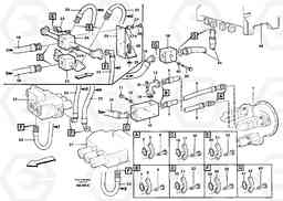 11005 Hydraulic system: feed-and suction line L330C VOLVO BM VOLVO BM L330C SER NO - 60187, Volvo Construction Equipment