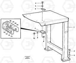 29098 Roll-over bar L330C VOLVO BM VOLVO BM L330C SER NO - 60187, Volvo Construction Equipment