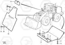 34984 Protecting plate L330C VOLVO BM VOLVO BM L330C SER NO - 60187, Volvo Construction Equipment