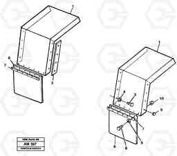 35196 Mud guards L330C VOLVO BM VOLVO BM L330C SER NO - 60187, Volvo Construction Equipment