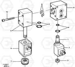 33057 Fan drive: Thermostat valve L330C VOLVO BM VOLVO BM L330C SER NO - 60187, Volvo Construction Equipment