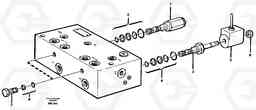 60598 Distribution valve L330C VOLVO BM VOLVO BM L330C SER NO - 60187, Volvo Construction Equipment