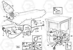 9532 Cable harness for Cdc-steering L330C VOLVO BM VOLVO BM L330C SER NO - 60187, Volvo Construction Equipment