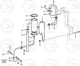 8364 Crankcase ventilation L330C VOLVO BM VOLVO BM L330C SER NO - 60187, Volvo Construction Equipment