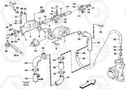 83877 Thermostathousing with fitting parts L330C VOLVO BM VOLVO BM L330C SER NO - 60187, Volvo Construction Equipment