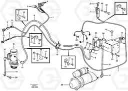 87105 Cable harness, secondary steering system. L330C VOLVO BM VOLVO BM L330C SER NO - 60187, Volvo Construction Equipment