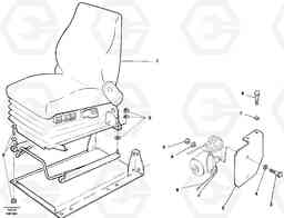 26479 Driver's seat, air suspensioned Isri L330C VOLVO BM VOLVO BM L330C SER NO - 60187, Volvo Construction Equipment