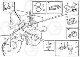 54751 Cable harness, transmission. L330C VOLVO BM VOLVO BM L330C SER NO - 60187, Volvo Construction Equipment