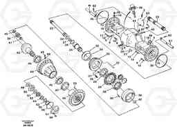 57052 Planet shaft front L90C VOLVO BM VOLVO BM L90C SER NO - 14304, Volvo Construction Equipment