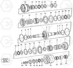 32142 Clutches 1:st and 2:nd speeds L90C VOLVO BM VOLVO BM L90C SER NO - 14304, Volvo Construction Equipment