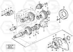 33062 Transfer gearbox gears and shafts L90C VOLVO BM VOLVO BM L90C SER NO - 14304, Volvo Construction Equipment