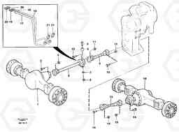 19682 Propeller shafts with fitting parts L90C VOLVO BM VOLVO BM L90C SER NO - 14304, Volvo Construction Equipment