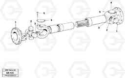 14576 Propeller shaft L90C VOLVO BM VOLVO BM L90C SER NO - 14304, Volvo Construction Equipment