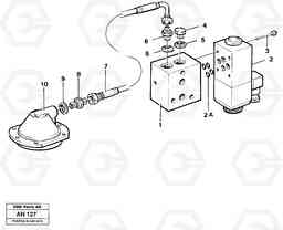 16993 Differential lock hydraulic line L90C VOLVO BM VOLVO BM L90C SER NO - 14304, Volvo Construction Equipment