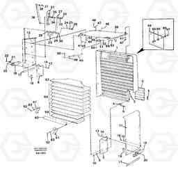 65881 Radiator casing L90C VOLVO BM VOLVO BM L90C SER NO - 14304, Volvo Construction Equipment