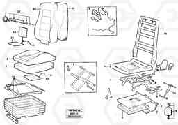 30212 Driver's seat. L90C VOLVO BM VOLVO BM L90C SER NO - 14304, Volvo Construction Equipment