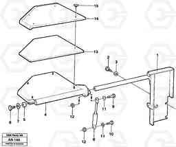 46431 Instructor's seat L90C VOLVO BM VOLVO BM L90C SER NO - 14304, Volvo Construction Equipment