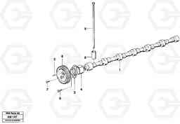 54758 Camshaft L90C VOLVO BM VOLVO BM L90C SER NO - 14304, Volvo Construction Equipment