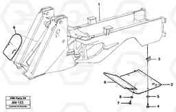 46430 Protecting plate L90C VOLVO BM VOLVO BM L90C SER NO - 14304, Volvo Construction Equipment