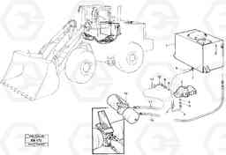 16996 Brake hoses: Tank - pump - footbrake valve L90C VOLVO BM VOLVO BM L90C SER NO - 14304, Volvo Construction Equipment