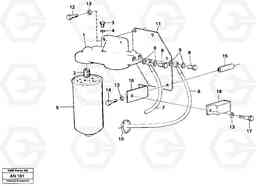 47219 Extra fuel filter L90C VOLVO BM VOLVO BM L90C SER NO - 14304, Volvo Construction Equipment