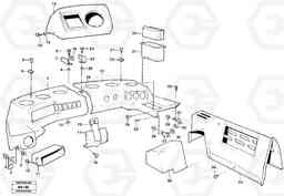 90606 Instrument panel L90C VOLVO BM VOLVO BM L90C SER NO - 14304, Volvo Construction Equipment