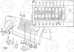 61153 Switch panel L90C VOLVO BM VOLVO BM L90C SER NO - 14304, Volvo Construction Equipment