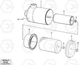 22149 Air filter L90C VOLVO BM VOLVO BM L90C SER NO - 14304, Volvo Construction Equipment