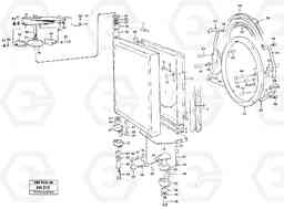 65479 Radiator with fitting parts L90C VOLVO BM VOLVO BM L90C SER NO - 14304, Volvo Construction Equipment