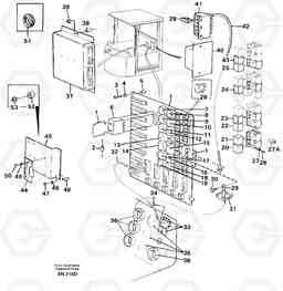 87894 Electrical distribution box L90C VOLVO BM VOLVO BM L90C SER NO - 14304, Volvo Construction Equipment