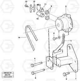73095 Waterpump, assembly L90C VOLVO BM VOLVO BM L90C SER NO - 14304, Volvo Construction Equipment