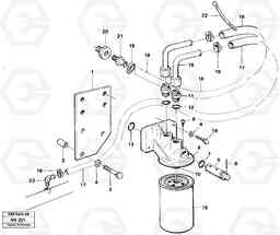 47220 Coolant filter L90C VOLVO BM VOLVO BM L90C SER NO - 14304, Volvo Construction Equipment