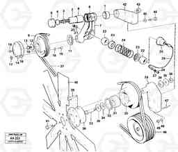 27866 Belt transmission L90C VOLVO BM VOLVO BM L90C SER NO - 14304, Volvo Construction Equipment