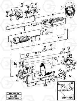 22155 Starter motor L90C VOLVO BM VOLVO BM L90C SER NO - 14304, Volvo Construction Equipment