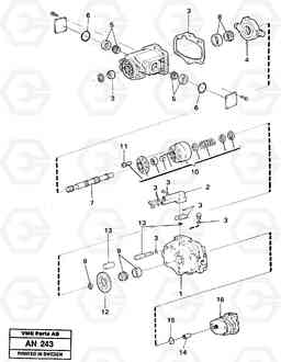 49689 Hydraulic pump L90C VOLVO BM VOLVO BM L90C SER NO - 14304, Volvo Construction Equipment