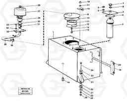 17277 Hydraulic tank L90C VOLVO BM VOLVO BM L90C SER NO - 14304, Volvo Construction Equipment