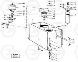 17277 Hydraulic tank L90C VOLVO BM VOLVO BM L90C SER NO - 14304, Volvo Construction Equipment