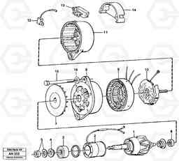 22154 Alternator L90C VOLVO BM VOLVO BM L90C SER NO - 14304, Volvo Construction Equipment