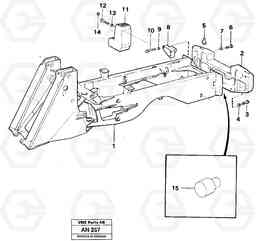 17255 Counterweight L90C VOLVO BM VOLVO BM L90C SER NO - 14304, Volvo Construction Equipment