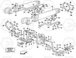 51938 Hydraulic system: Lift function L90C VOLVO BM VOLVO BM L90C SER NO - 14304, Volvo Construction Equipment