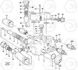 2059 Control valve L90C VOLVO BM VOLVO BM L90C SER NO - 14304, Volvo Construction Equipment