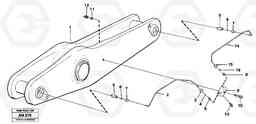 21019 Extended lubepoints for lift arm system L90C VOLVO BM VOLVO BM L90C SER NO - 14304, Volvo Construction Equipment