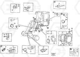 35104 Cable harness, front L90C VOLVO BM VOLVO BM L90C SER NO - 14304, Volvo Construction Equipment