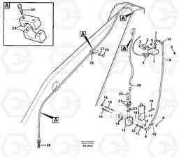 36996 Hydraulic system for attachment bracket. L90C VOLVO BM VOLVO BM L90C SER NO - 14304, Volvo Construction Equipment