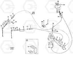 50955 Extra hydraulic equipment 3rd hydraulic control. L90C VOLVO BM VOLVO BM L90C SER NO - 14304, Volvo Construction Equipment